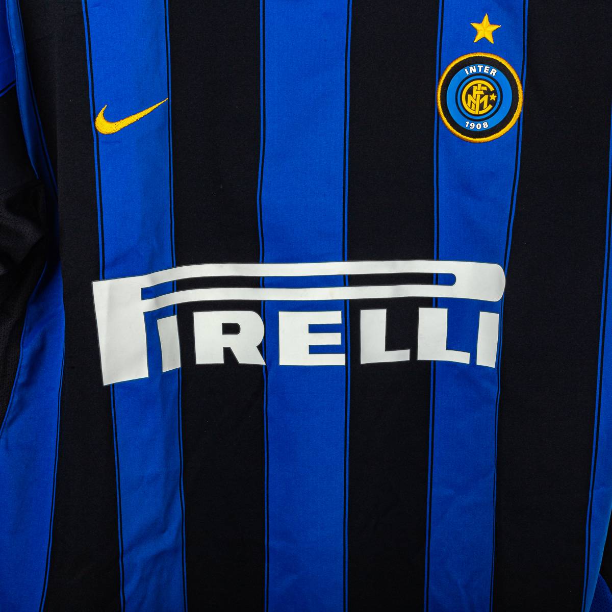 Maglia Home Inter Van Der Meyde 7 Uefa ml 2003/2004