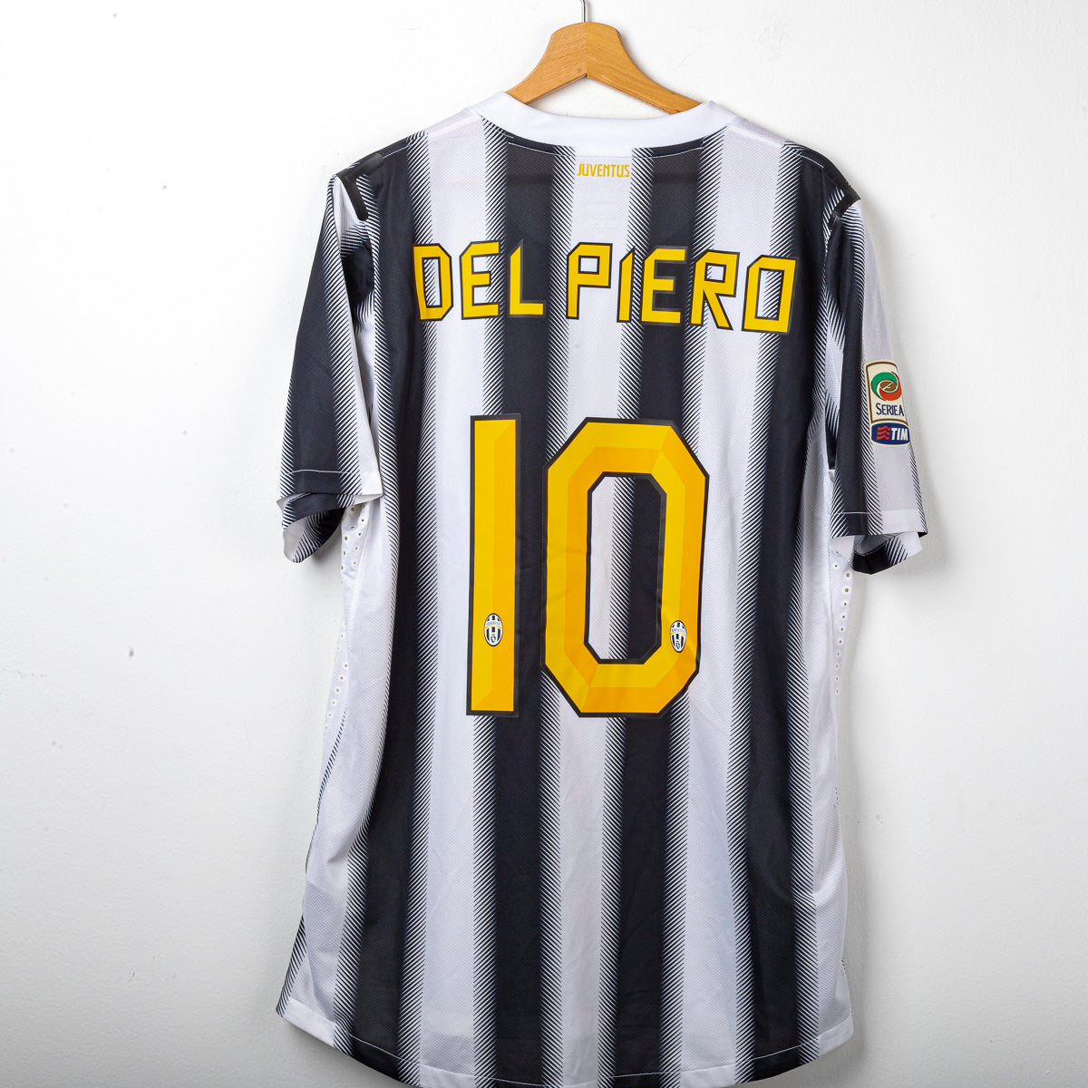 maglia home juventus nike del piero 10 player version 2011/2012