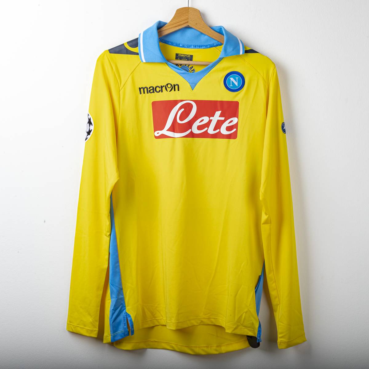 Maglia Third Napoli Macron Lete Lavezzi 22 UCL 2011/2012