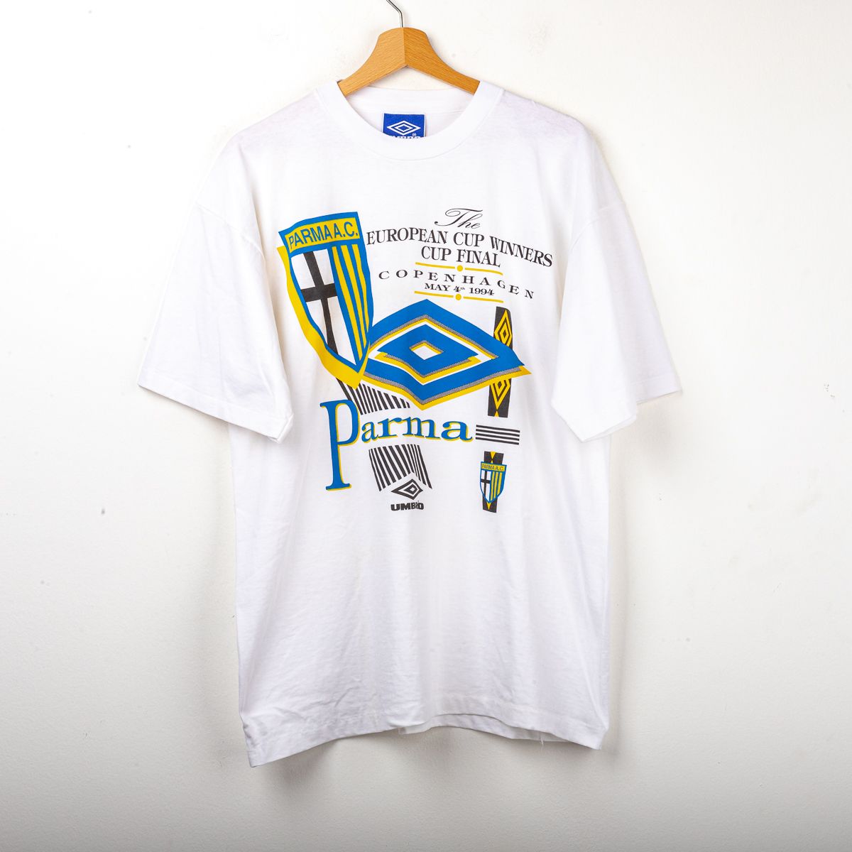 T-shirt European Cup Winners Cup Final Parma Umbro 1993/1994