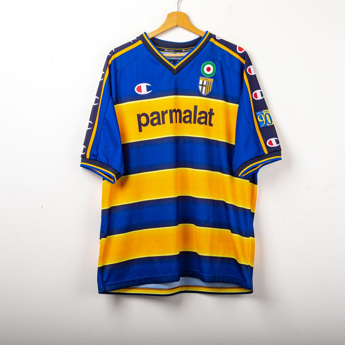 Maglia Home Parma Champion Mutu n20 2002/2003