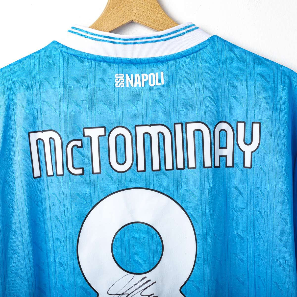 Maglia Home Napoli EA7 Mc Tominay 8 Autografata 2025/2026