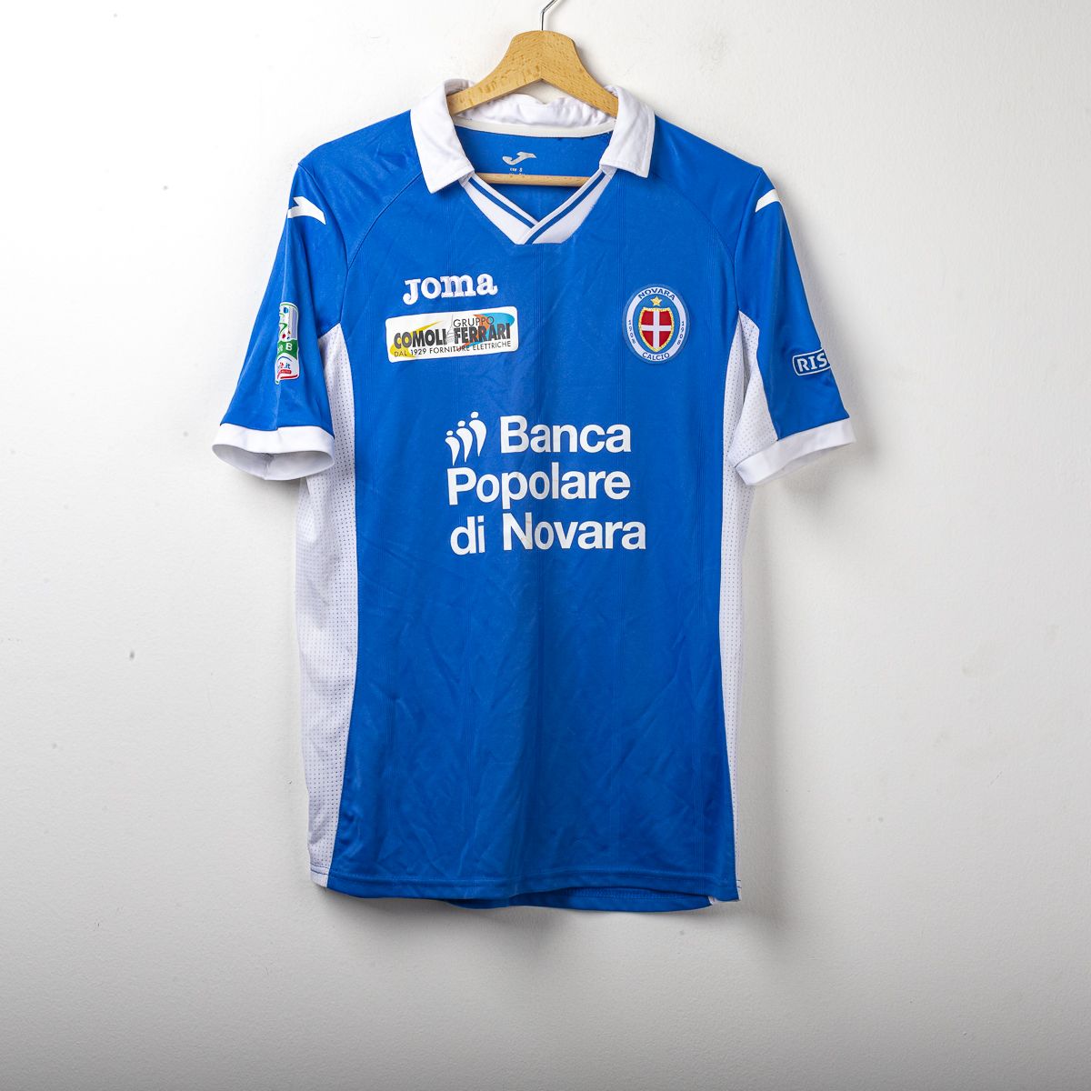 maglia home novara Evacuo 32 2015/2016