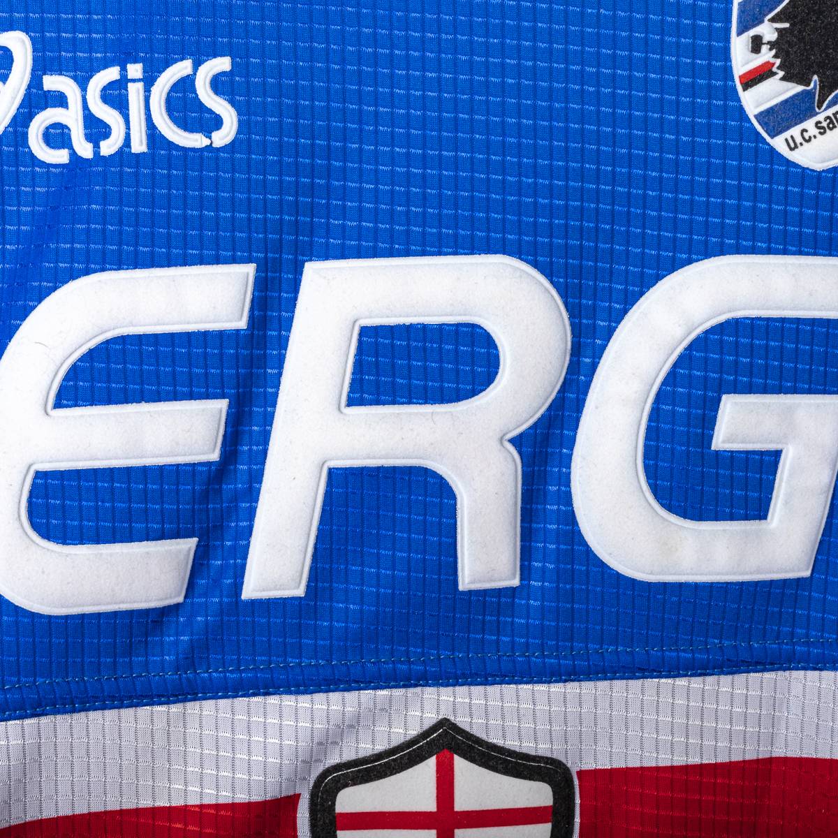 maglia home sampdoria asics Bazzani 9 2002/2003