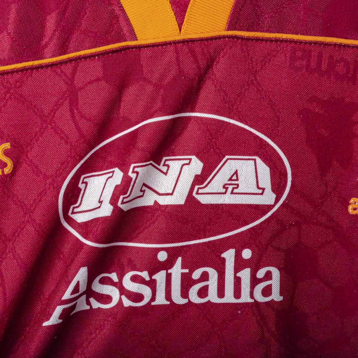 Roma Asics Ina Totti 20 1995/1996 Home Shirt