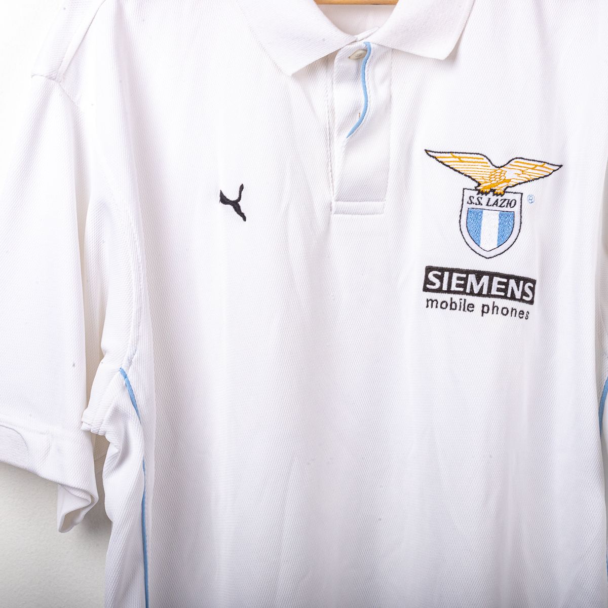 Polo SS Lazio Puma Siemens Bianca 2001/2002