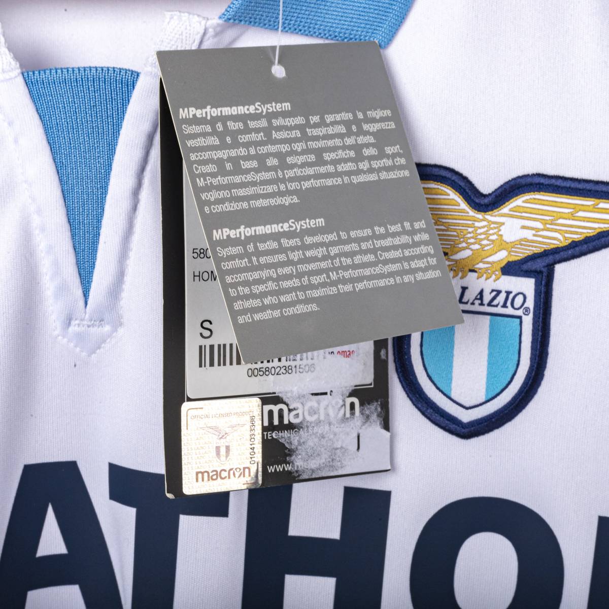 Maglia Home Lazio Macron Tim Cup 2018/2019