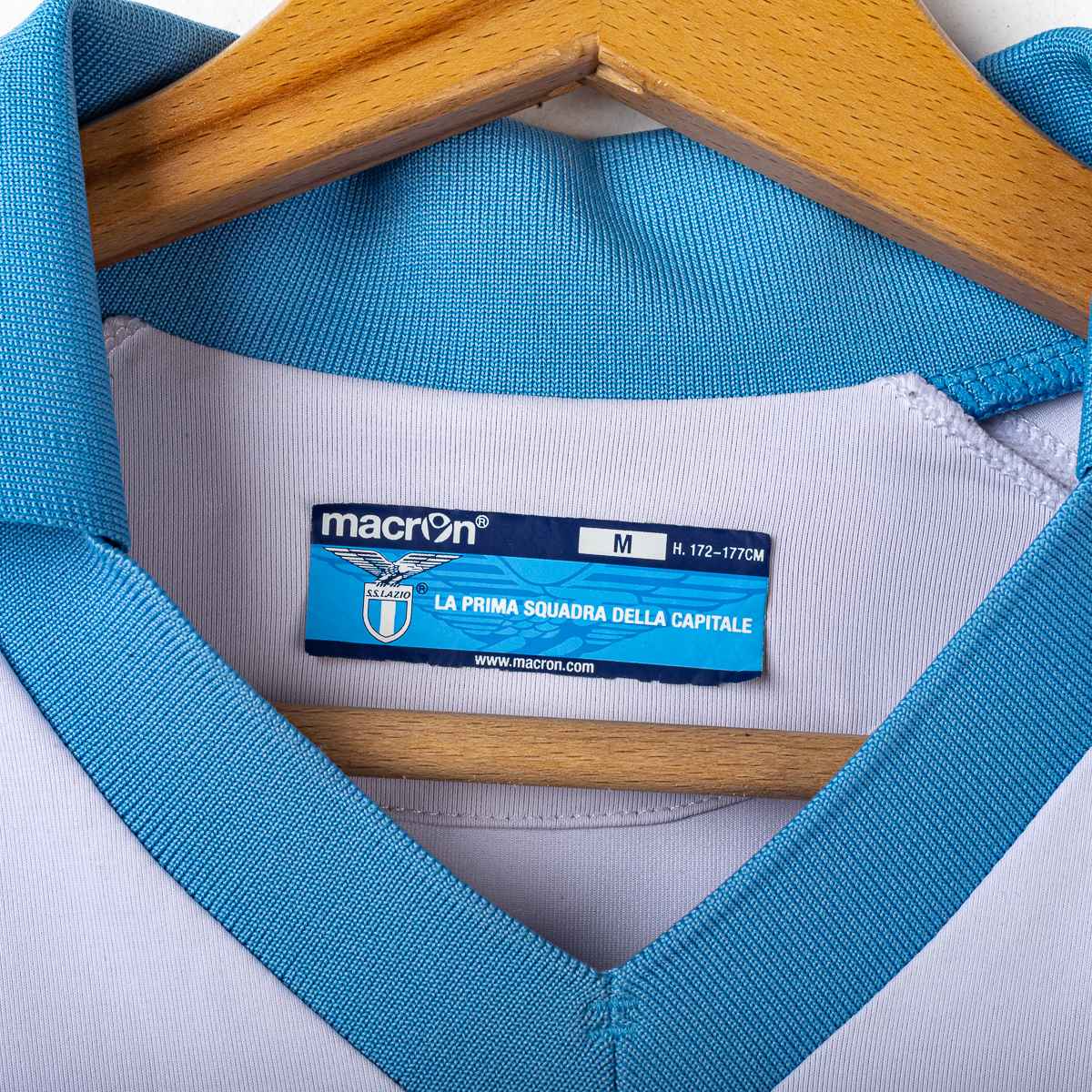 Lazio Home Macron Shirt Size M 2014/2015