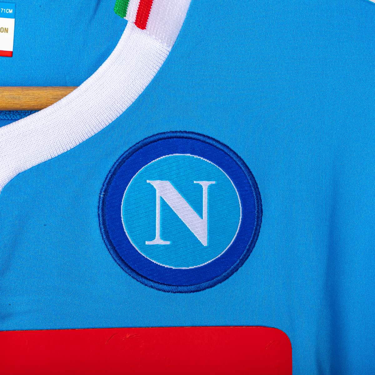 Maglia Home Napoli Finale Tim Cup Insigne 24 N°1745/1926 2013/2014