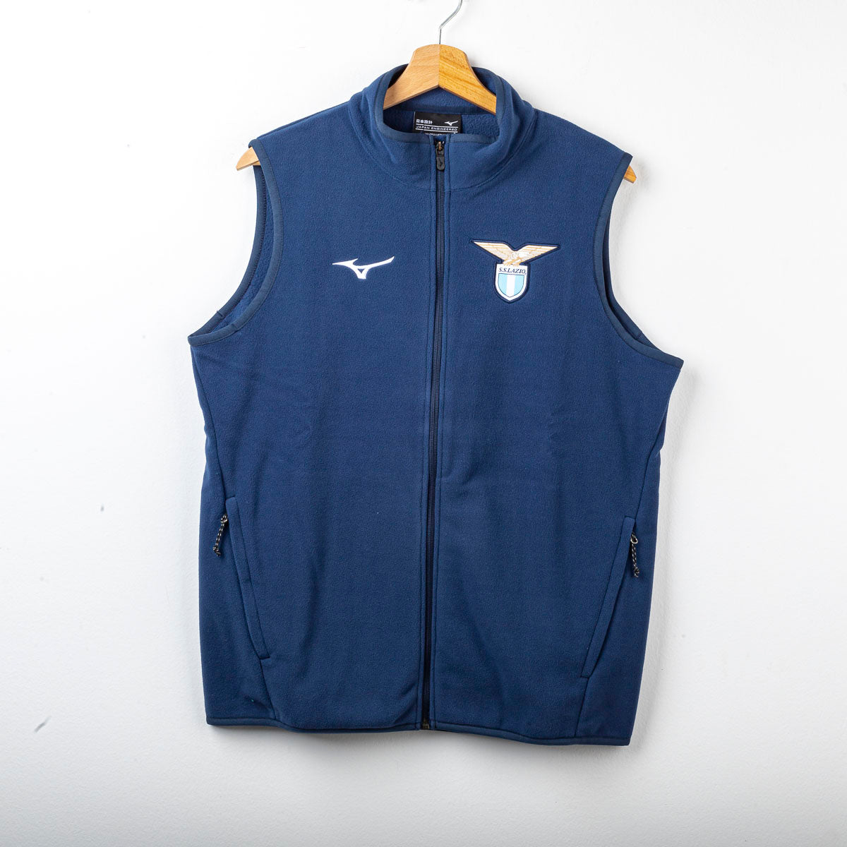 Gilet Fleece Blu Lazio Mizuno 2025/2026