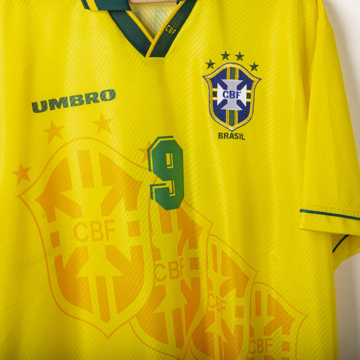maglia home brasile umbro ronaldo n9 1995/1996