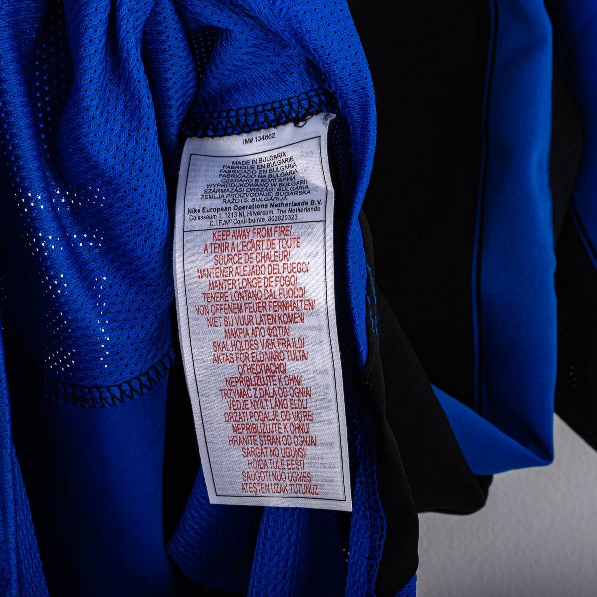 Maglia Home Inter Van Der Meyde 7 Uefa ml 2003/2004