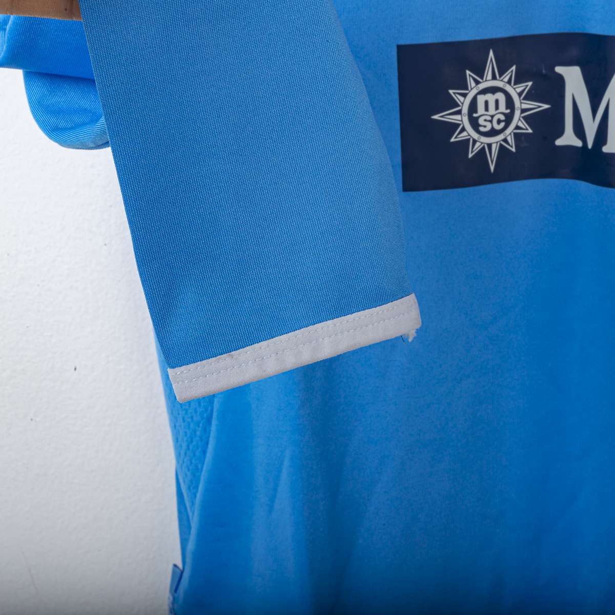 Napoli Macron Lete Cavani 7 2012/2013 Home Shirt