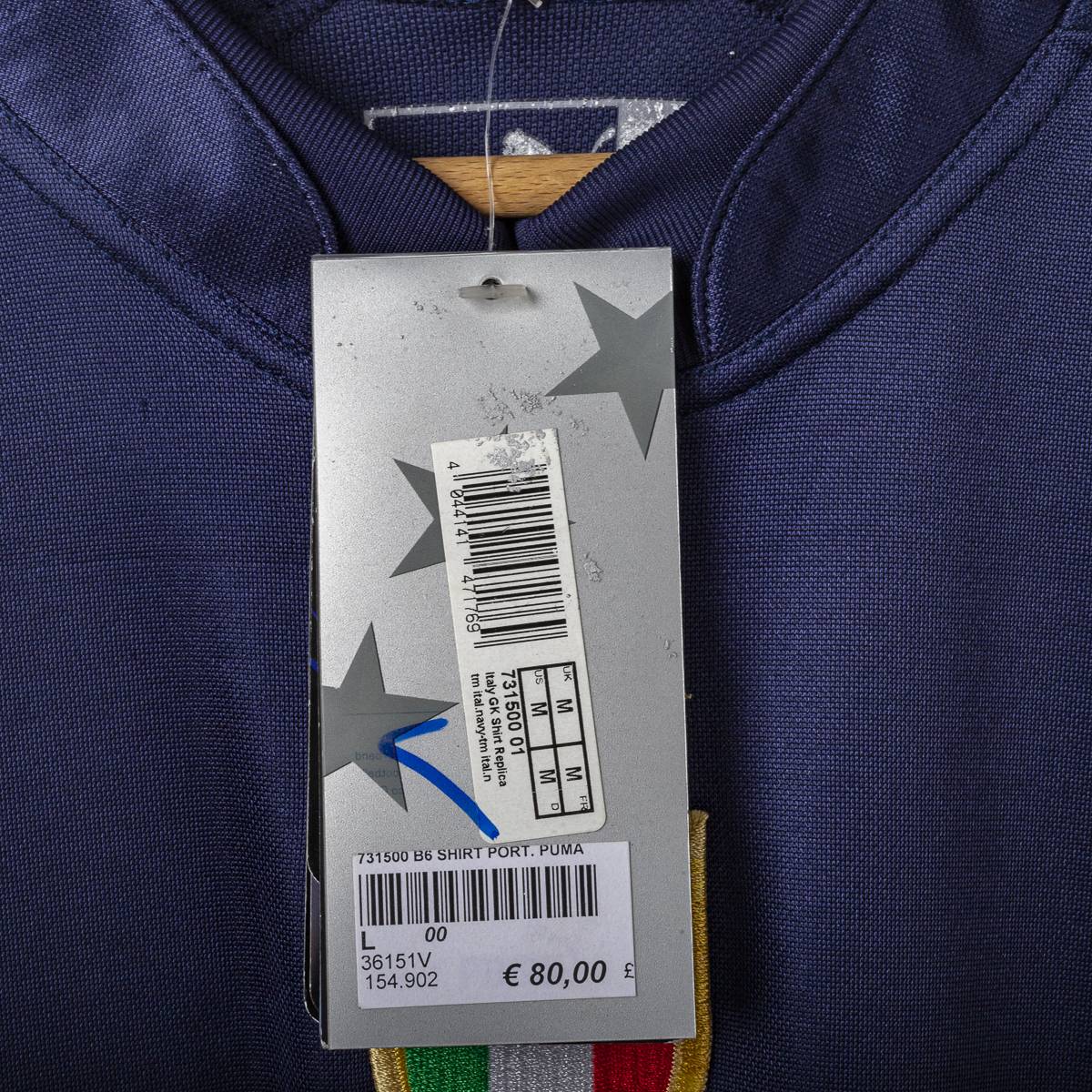 maglia away italia puma buffon n1 con cartellino 2004