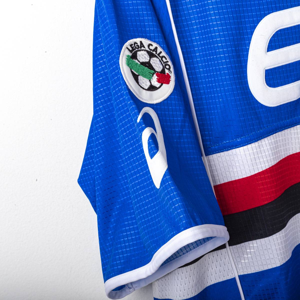maglia home sampdoria asics Bazzani 9 2002/2003