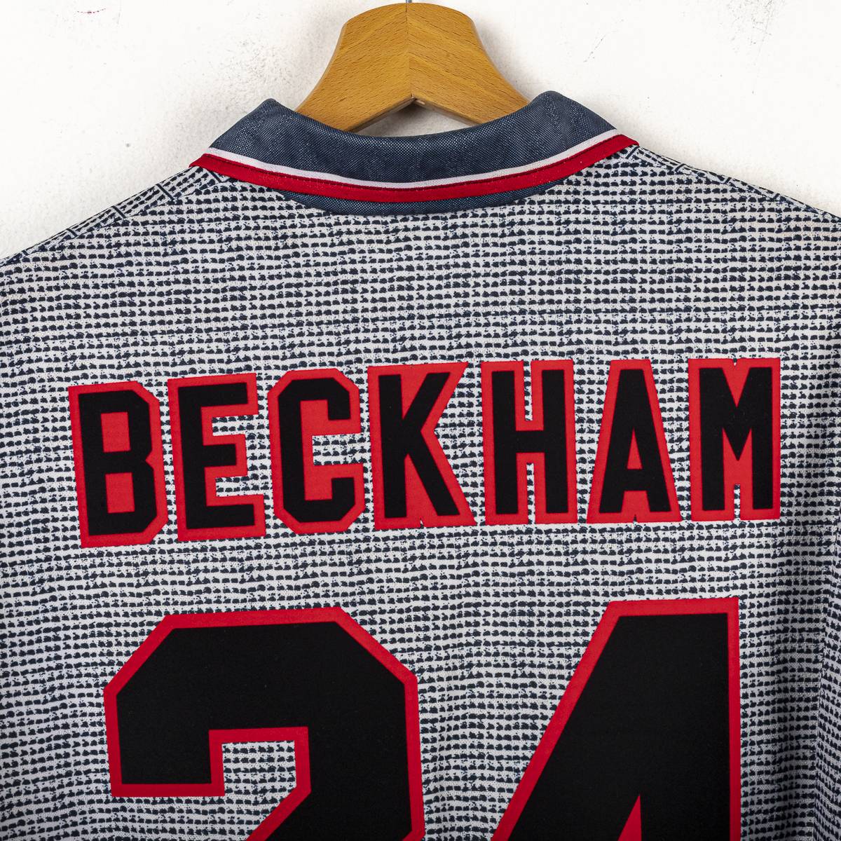 Maglia Away Manchester United Umbro Beckham n24 1995/1996