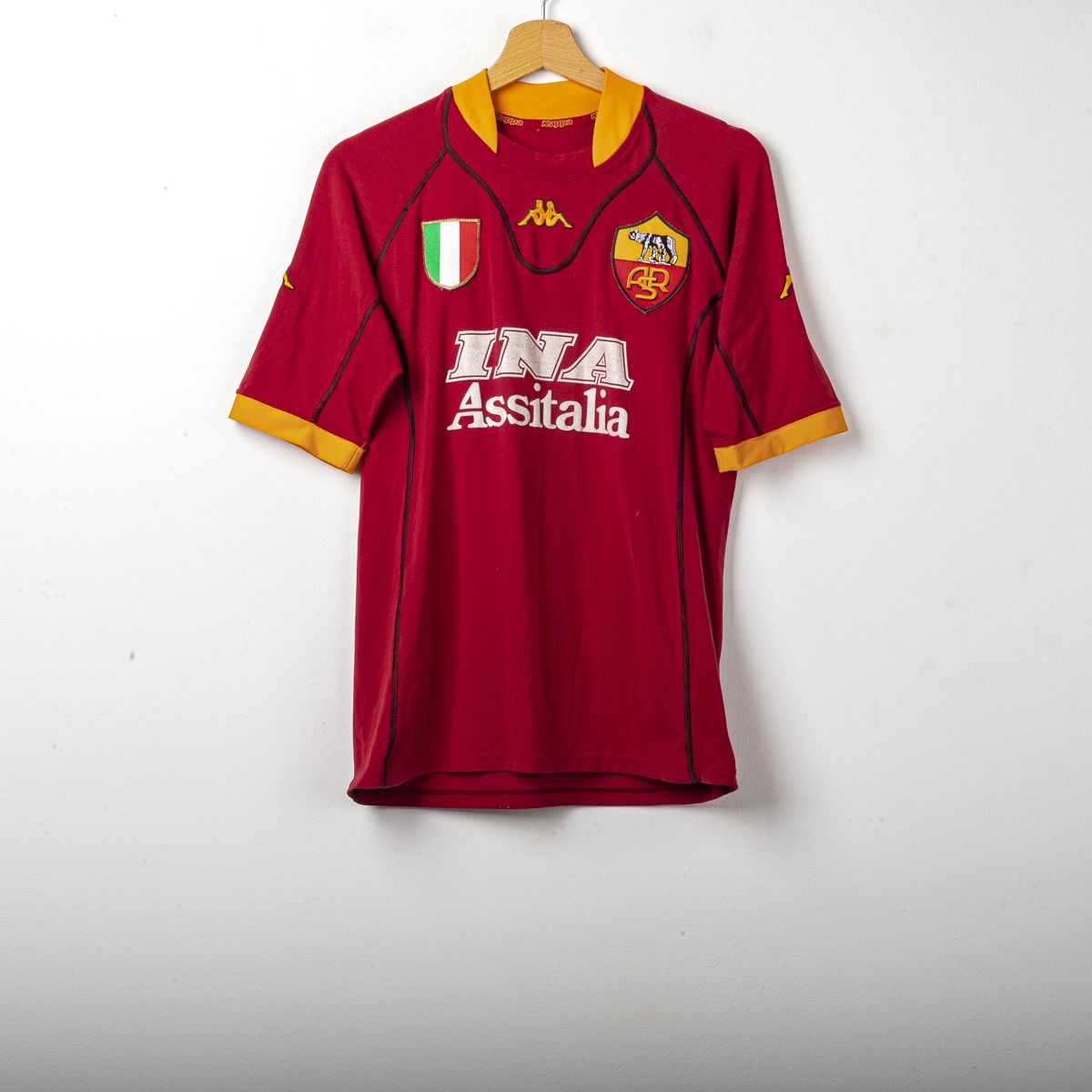 Maglia Home As Roma Kappa Cafu n2 2001/2002