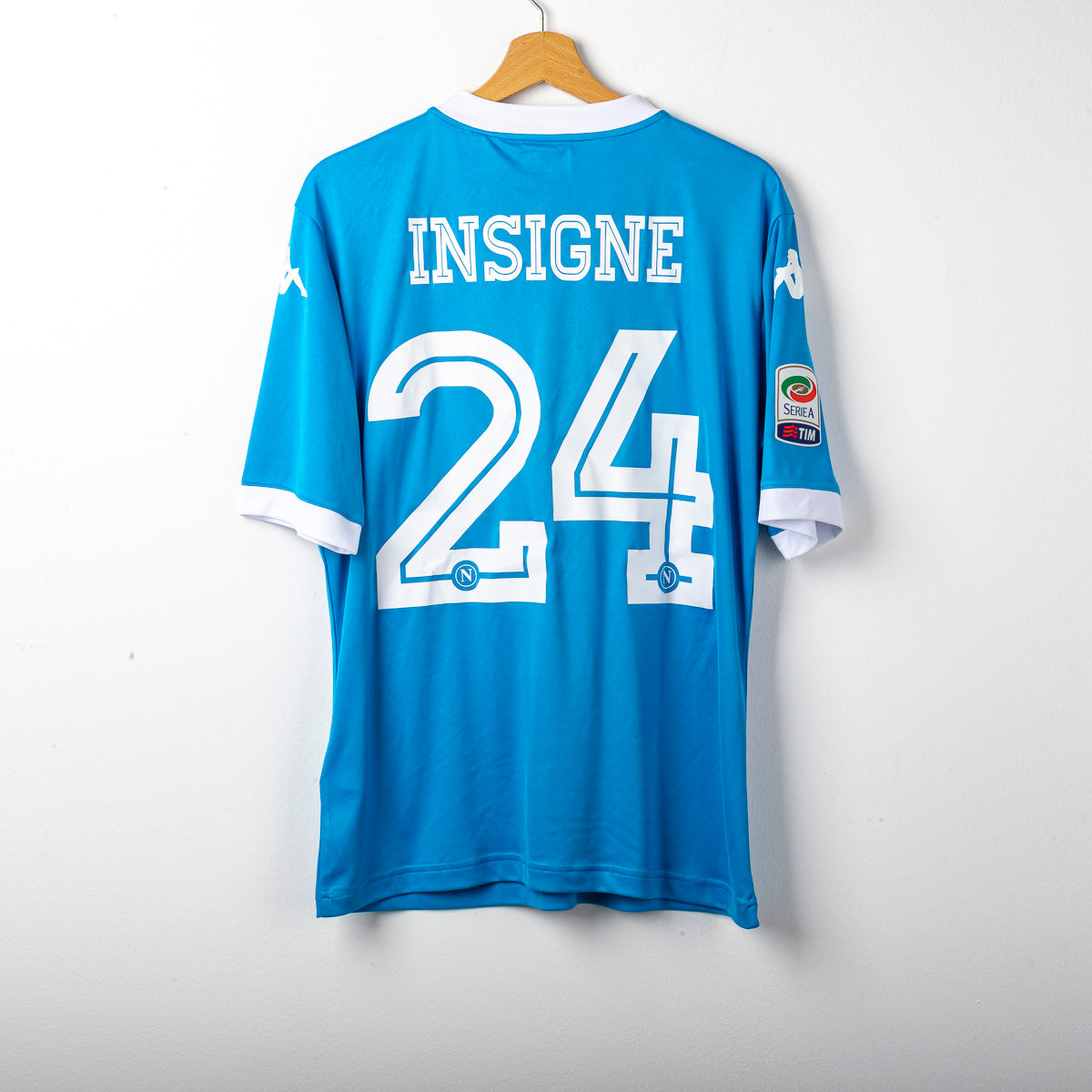 Maglia Home Napoli Kappa Lete Insigne 24 2015/2016