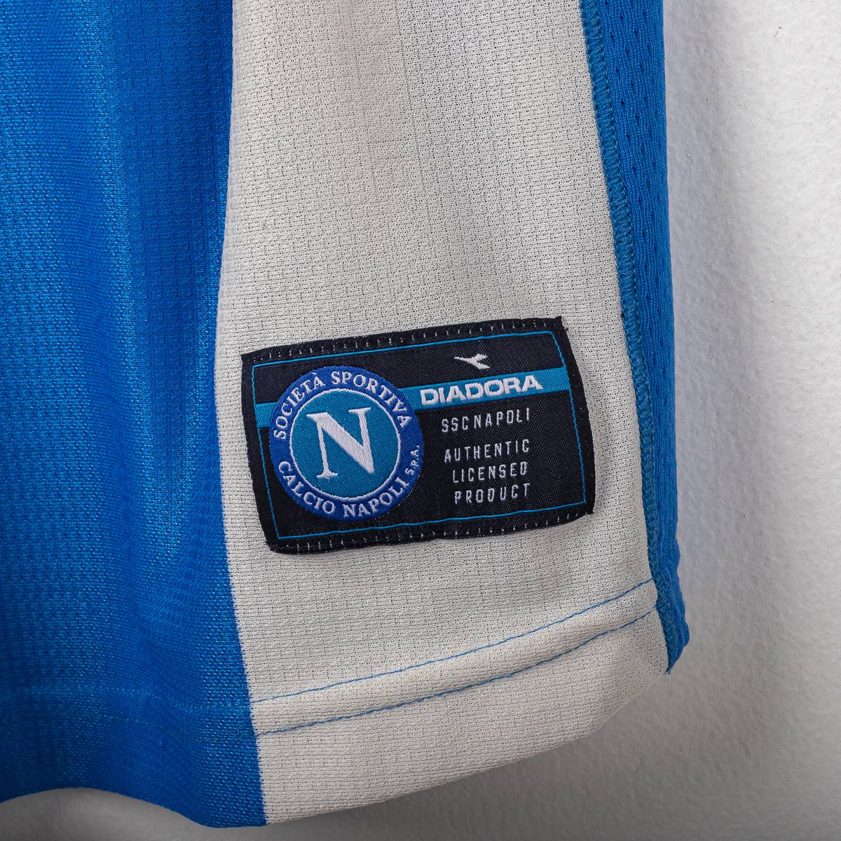 Maglia Home Ssc Napoli Diadora Stellone n9 2002/2003