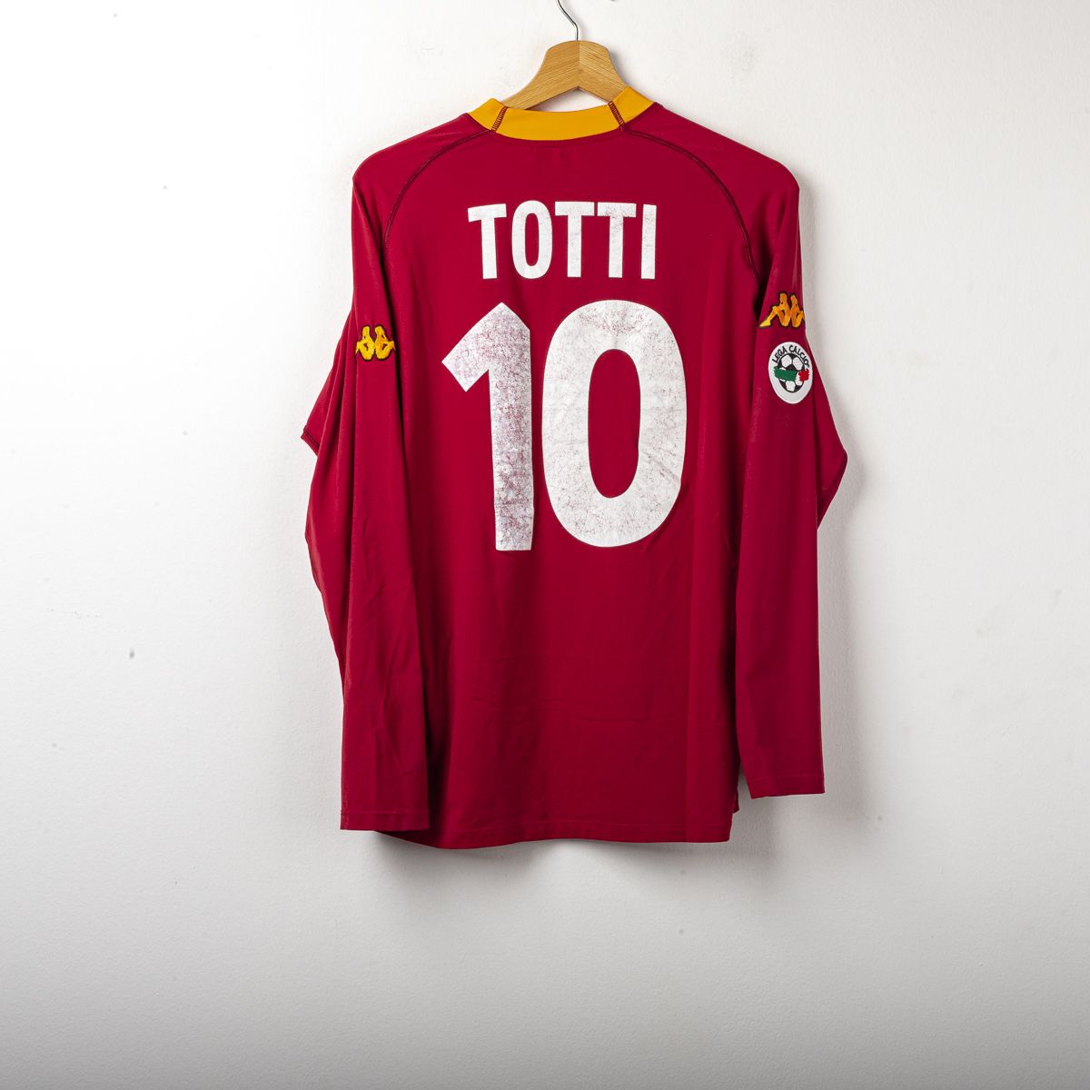 Maglia Home As Roma Kappa Totti n10 ml 2000/2001