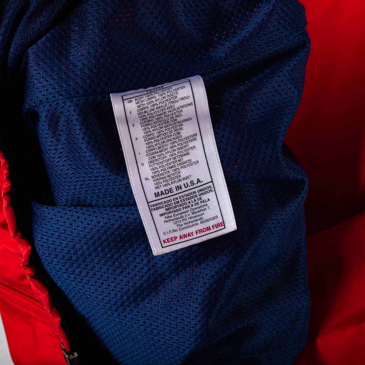 Giacca Italia Nike IP Francia 1998