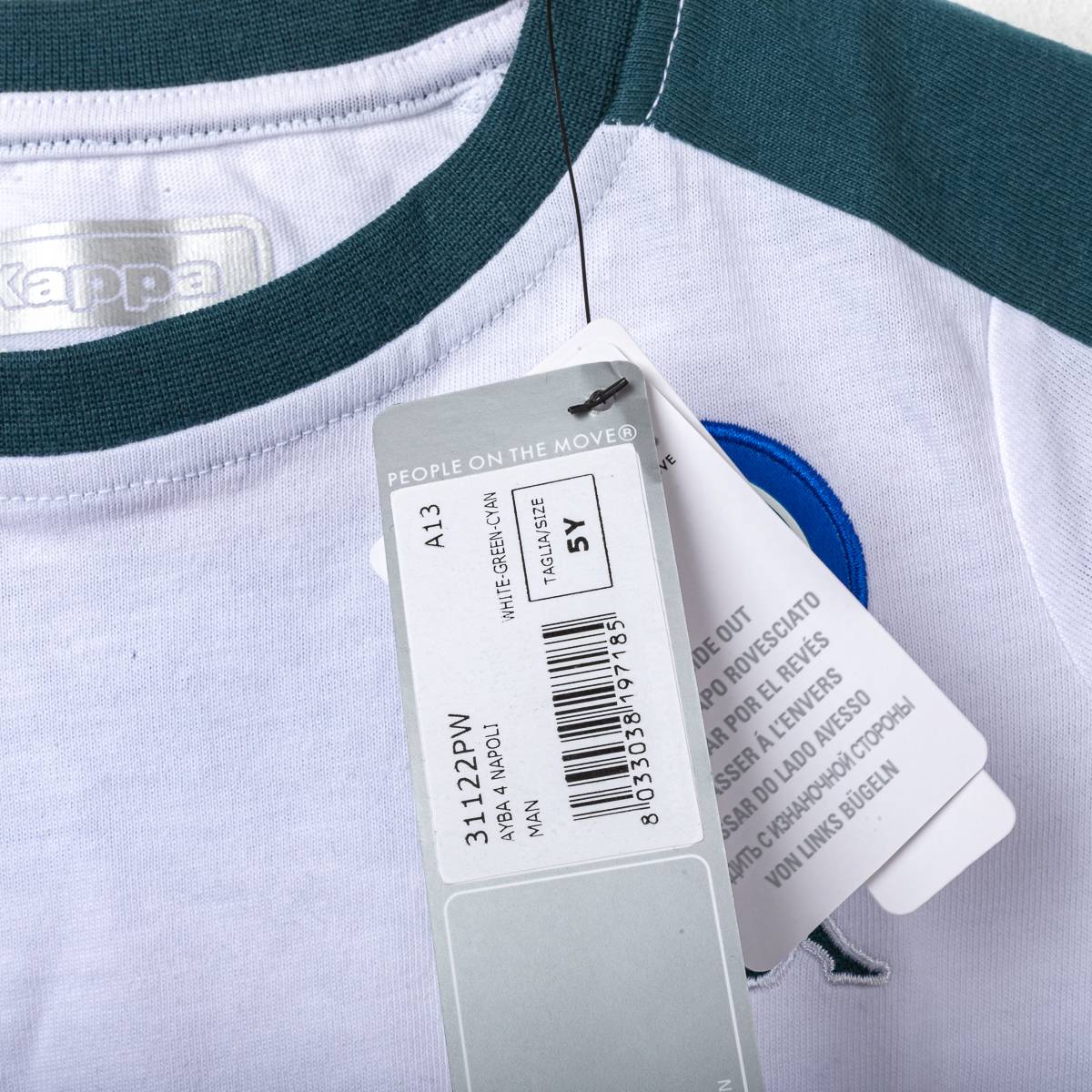 T-shirt rappresentanza bambino Napoli Kappa 2020/2021