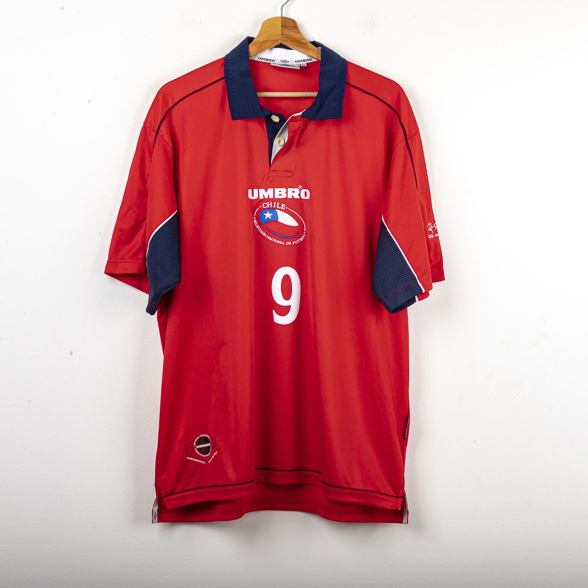 Maglia home Chile Umbro Zamorano 9 2000/2001