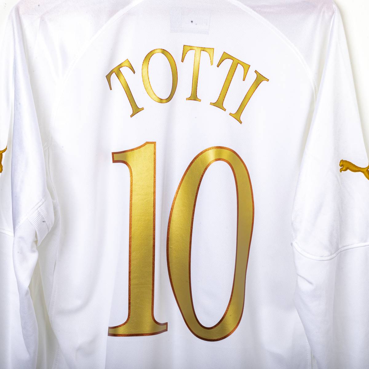 Italy Puma Totti 10 ls Away Shirt 2004