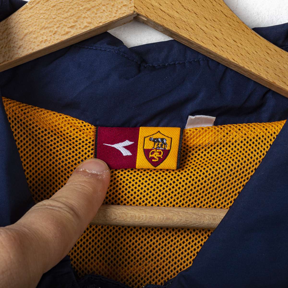 Giubbino Blu Roma Diadora 2005/2006