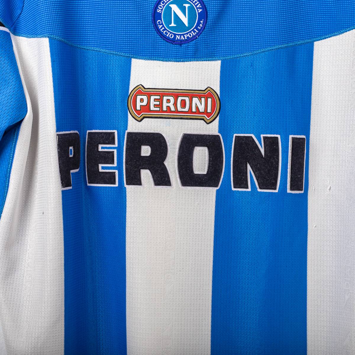Maglia Home Ssc Napoli Diadora Stellone n9 2002/2003