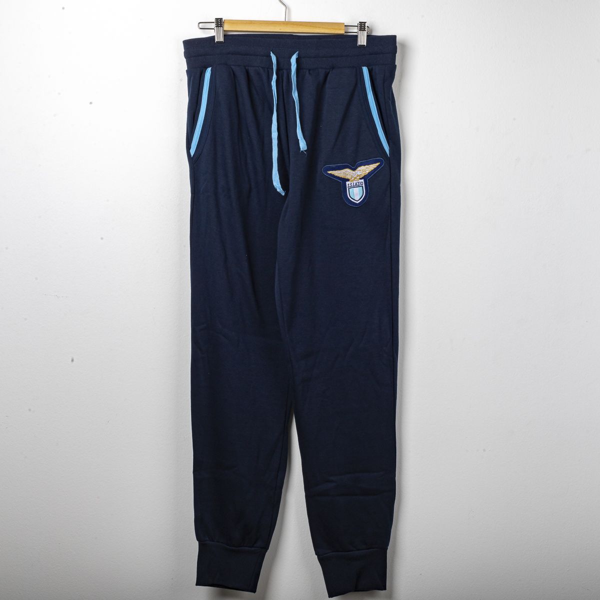 pantaloni felpati ss lazio blu