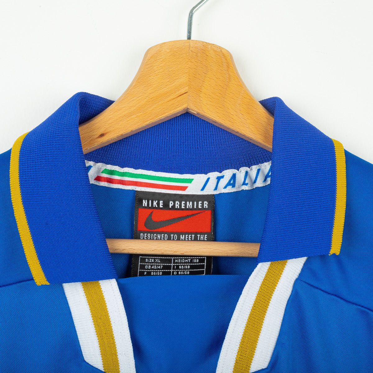 Maglia Home Azzurra Italia Nike 1996