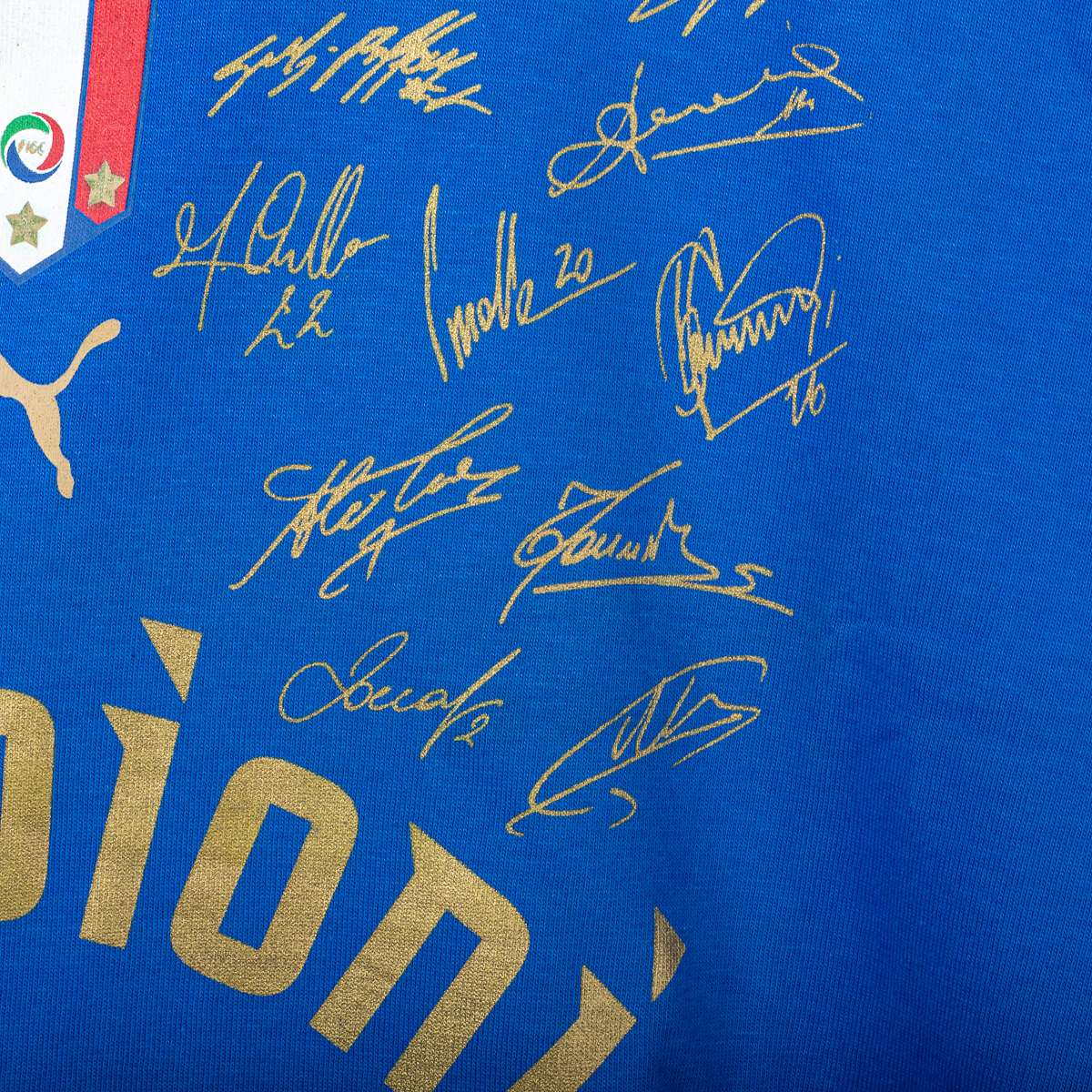 T-shirt celebrativa Italia Puma Campioni 4 2006