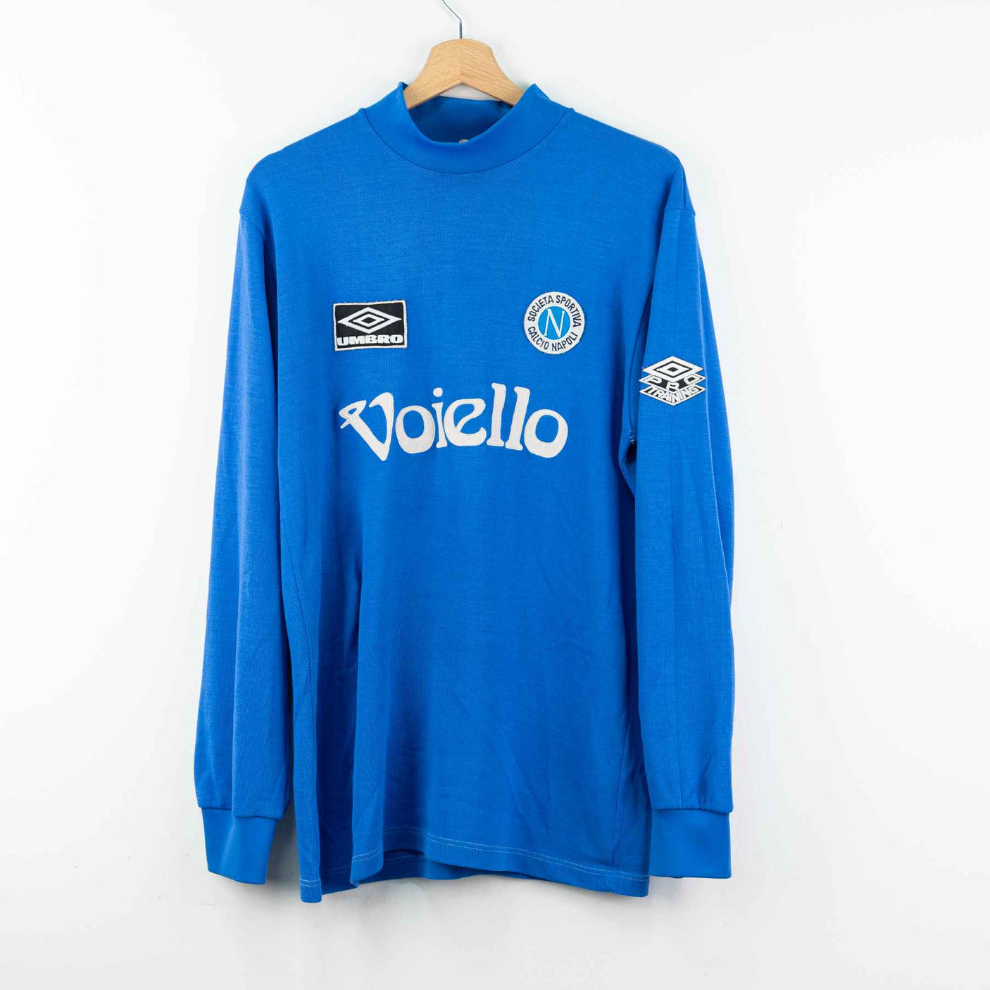 T-shirt Allenamento Napoli Umbro Voiello ML 1992/1993