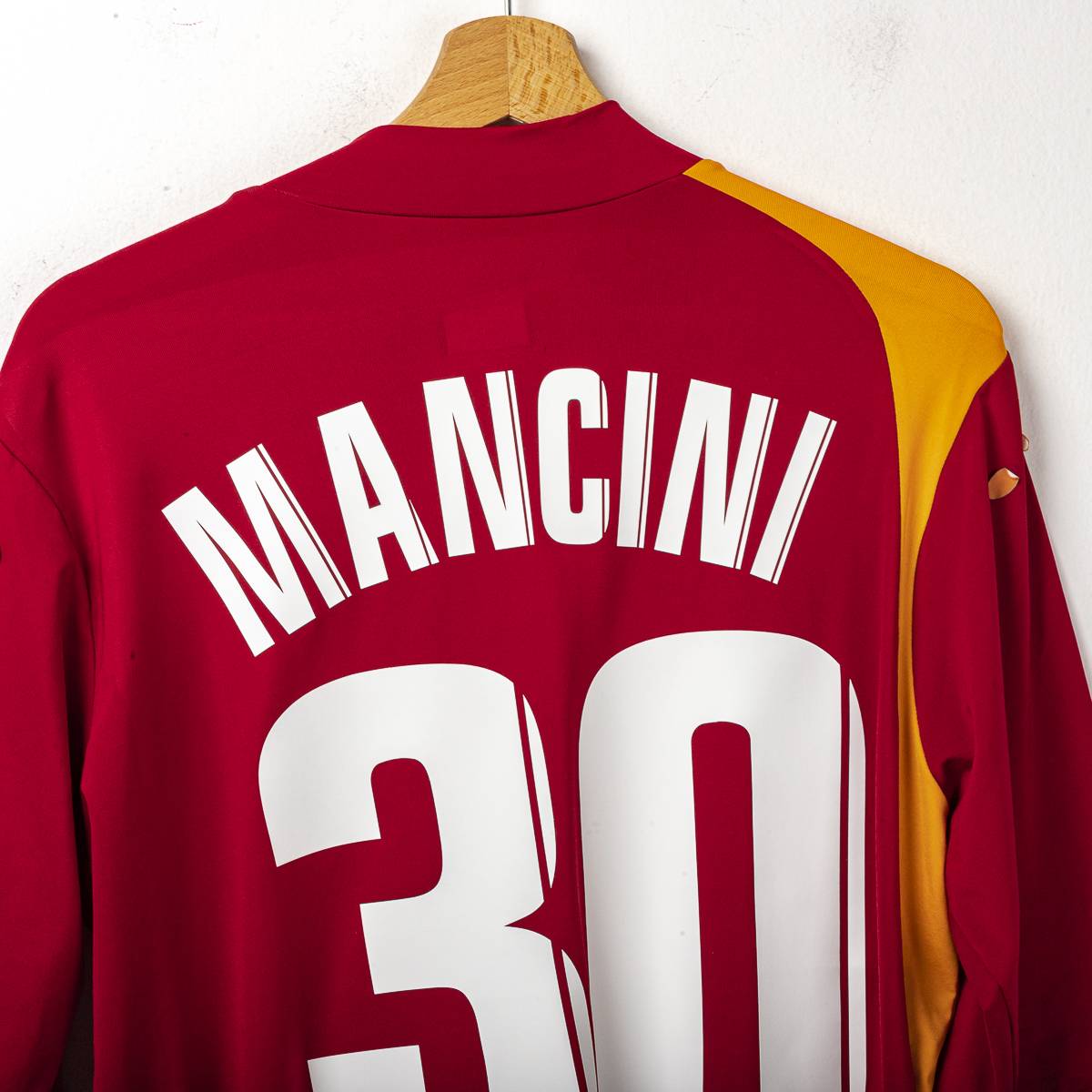 Maglia Home As Roma Diadora Mancini n30 2005/2006