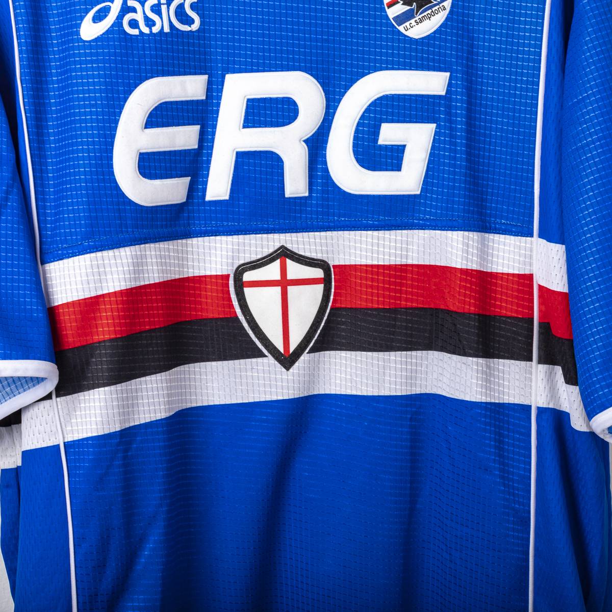 maglia home sampdoria asics Bazzani 9 2002/2003