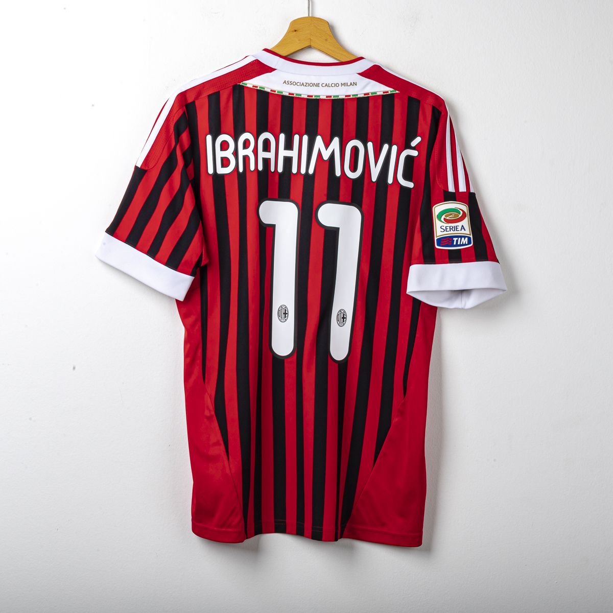 maglia home adidas ac milan Ibrahimovic n11 2011/2012 60x52
