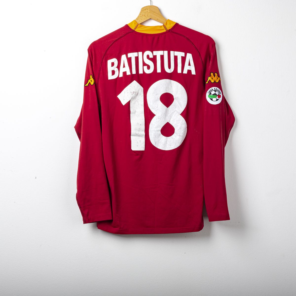 Maglia Home Roma Kappa Batistuta 18 2000/2001