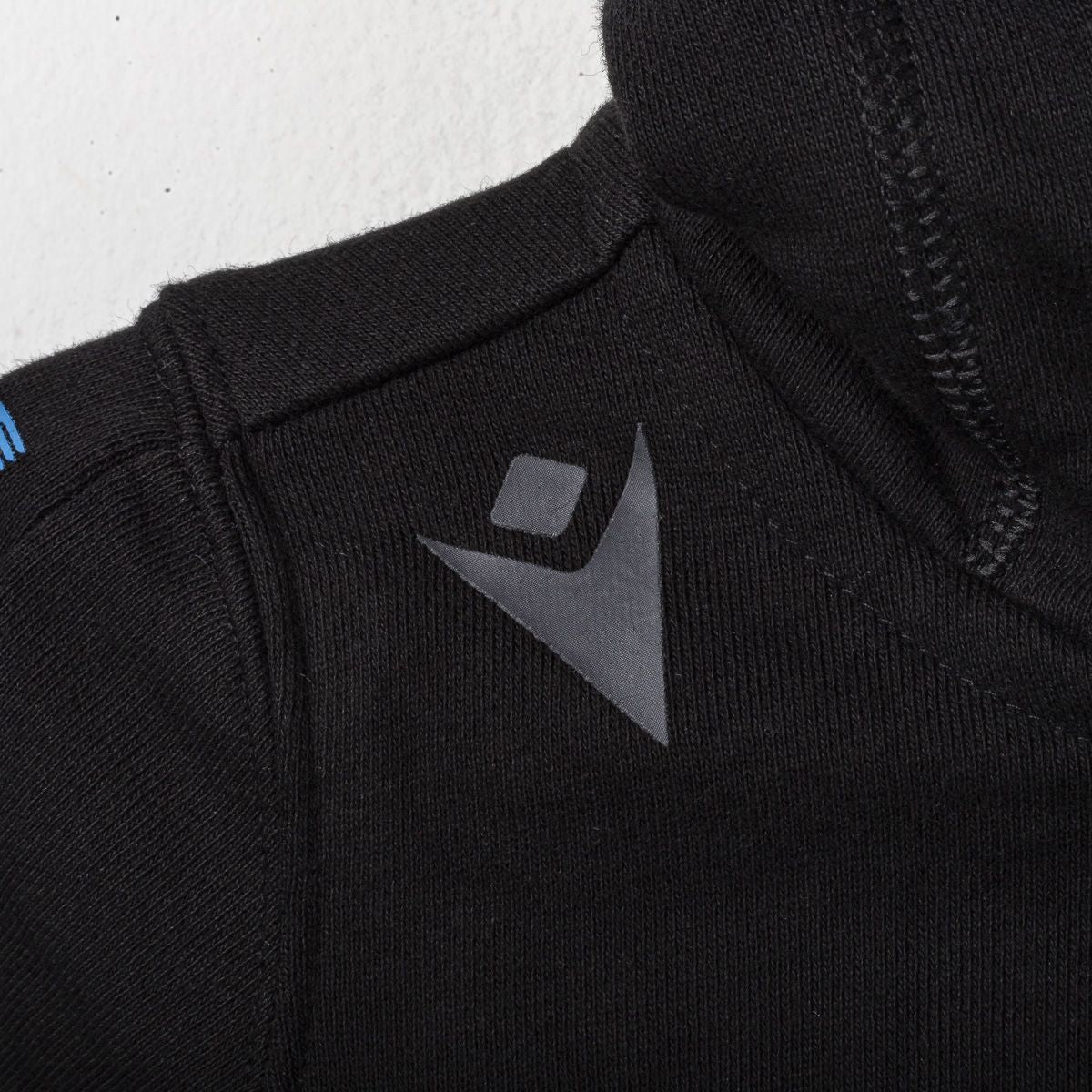 Felpa bambino Lazio nera full zip con cappuccio 2019/2020