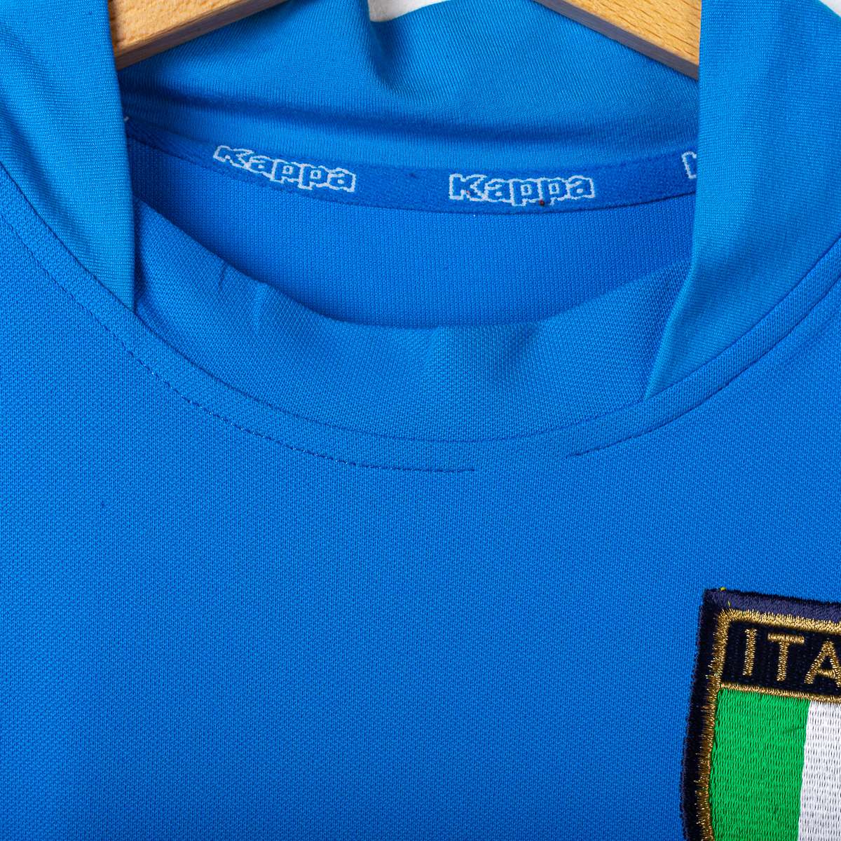 Maglia Azzurra Home Italia Kappa Maldini 3 2002