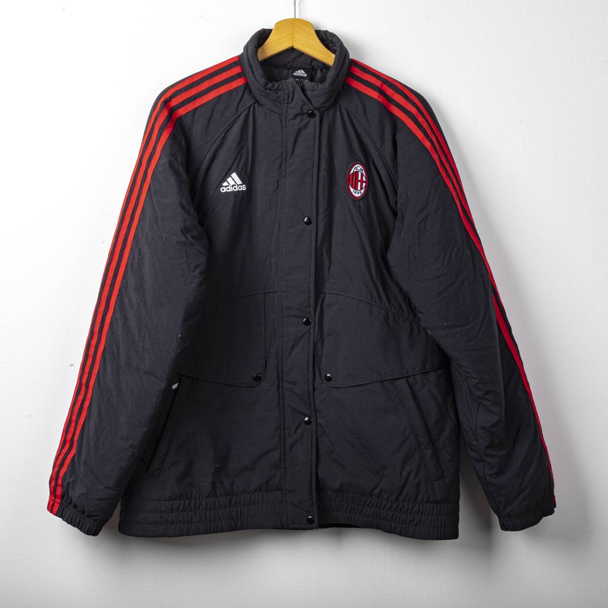 AC Milan Adidas Black Jacket 2009/2010