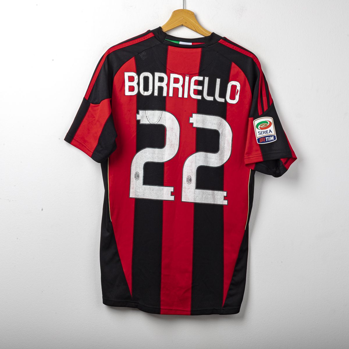 Maglia Home Milan Adidas Borriello n22 2010/2011