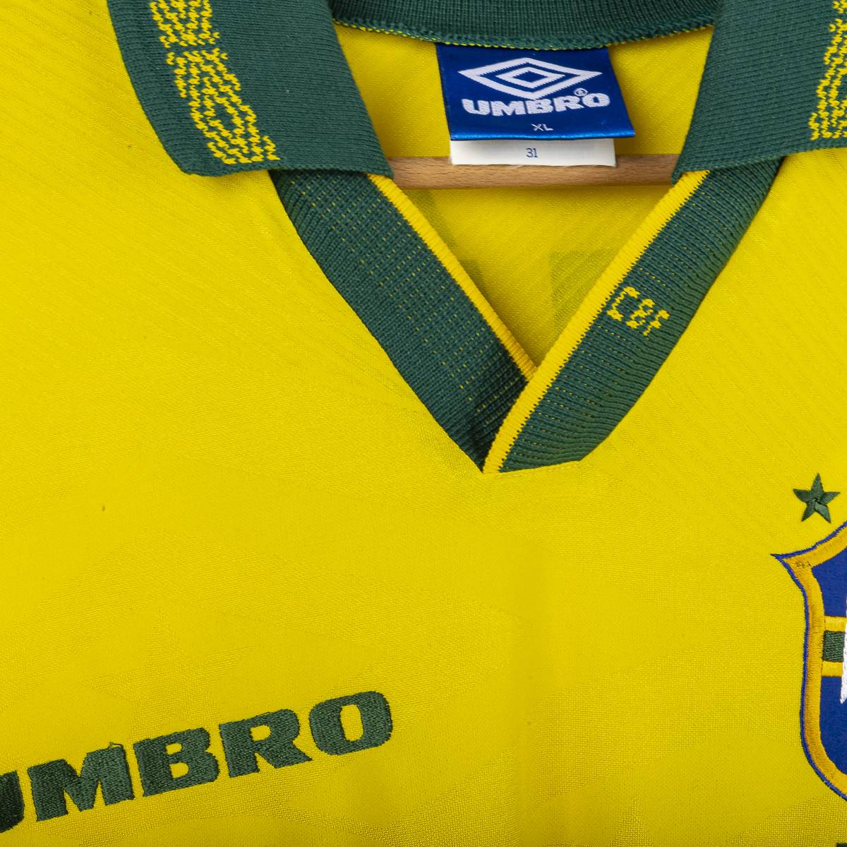 Maglia Home Umbro Brasile Romario n11 1994 Mondiale