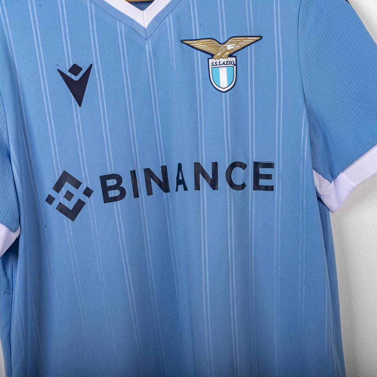 Maglia Home Ss Lazio Macron con cartellino 2021/2022