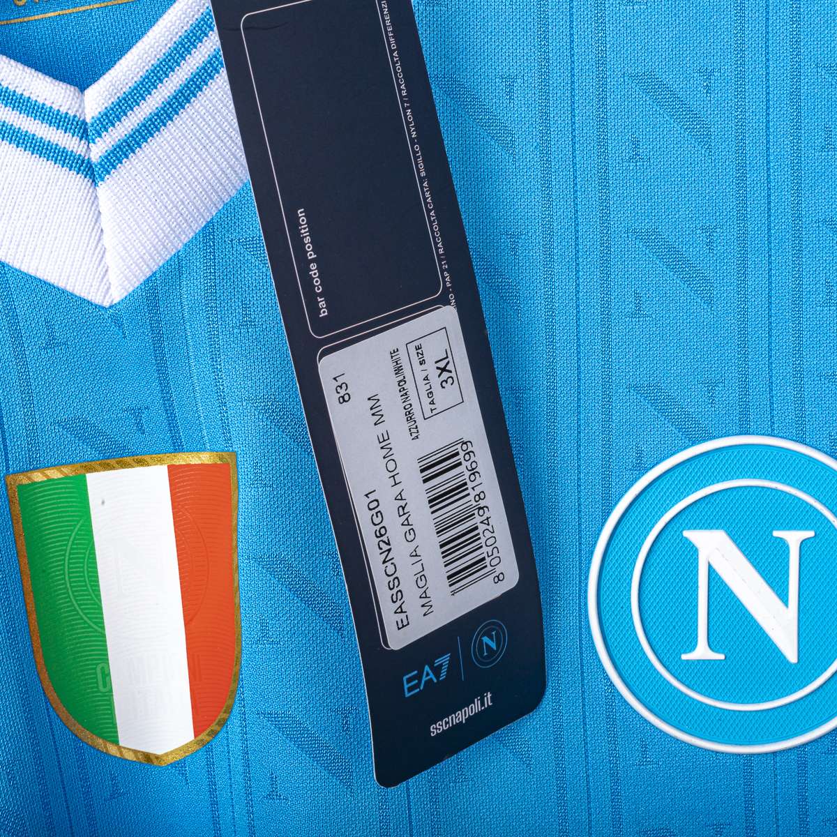 Maglia Home Napoli EA7 Mc Tominay 8 Autografata 2025/2026