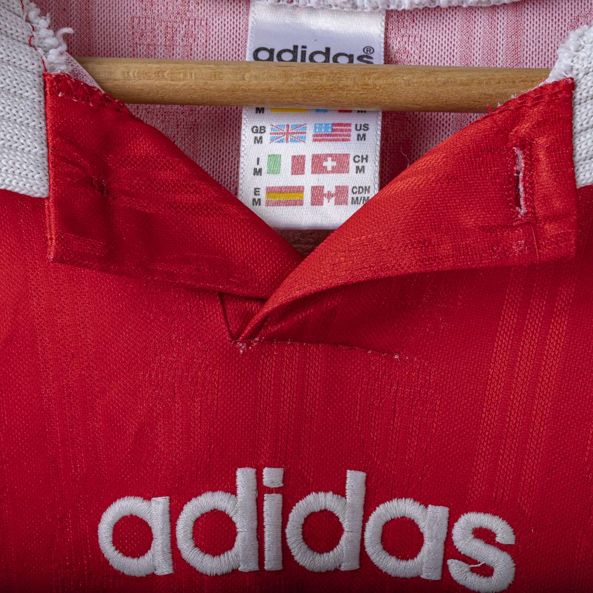 Monaco Adidas Continental Henry 28 1997/1998 Home Shirt