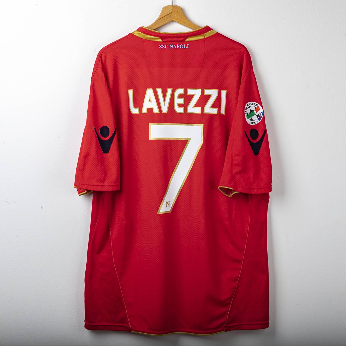 Maglia Third SSC Napoli Macron Lavezzi 7 2009/2010
