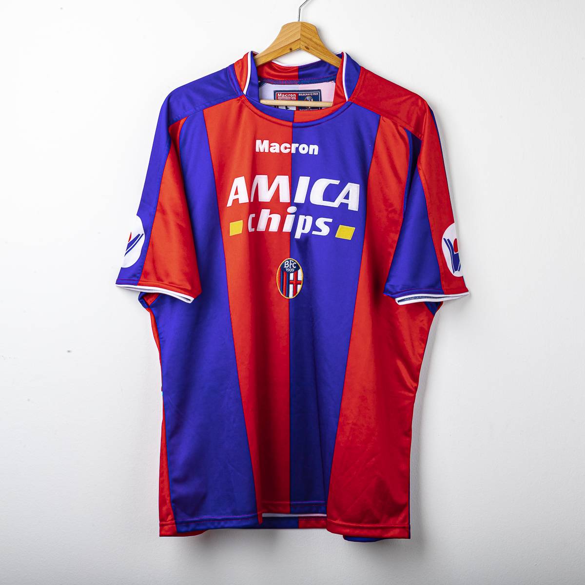 Bologna Macron Amica Chips 2004/2005 Home Shirt