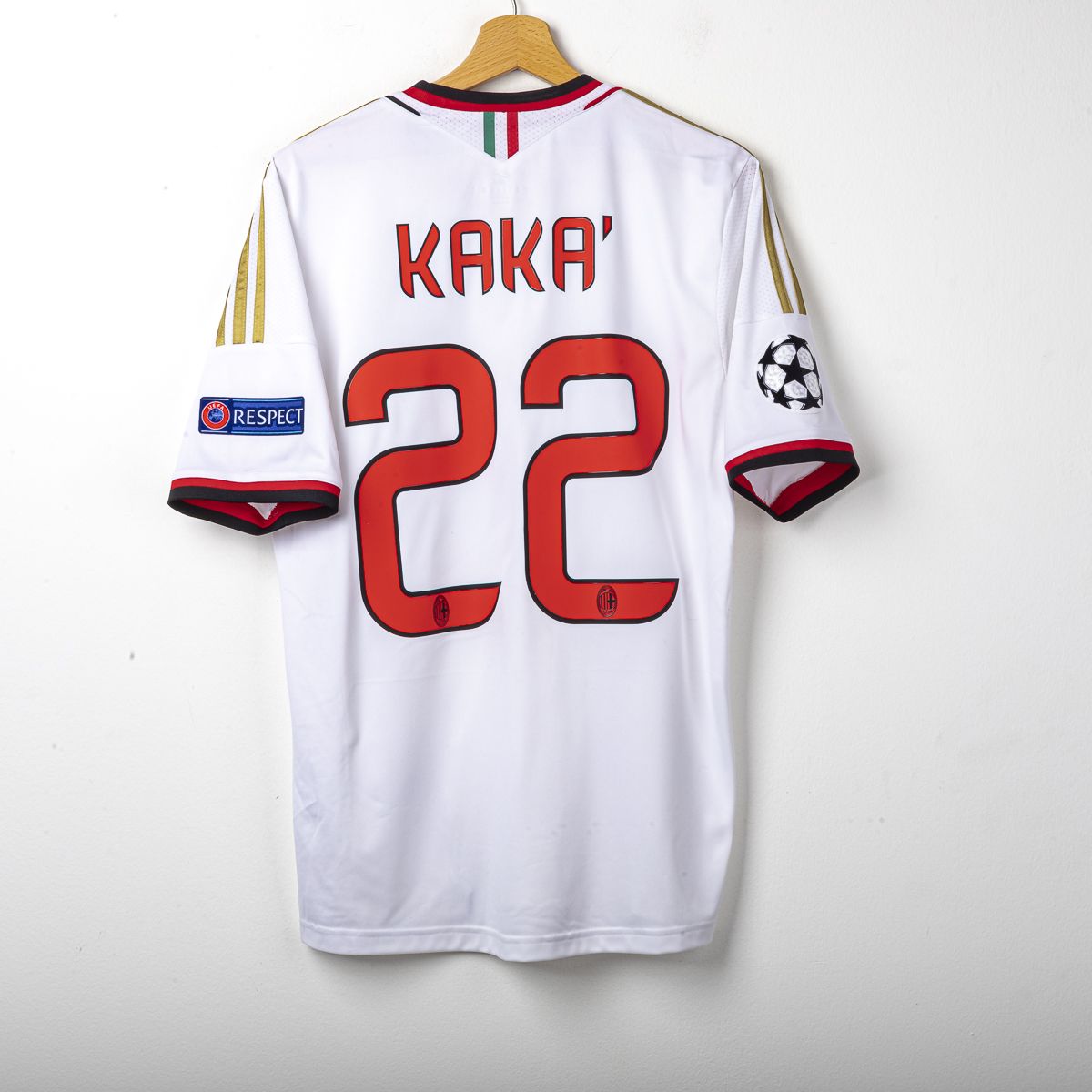 Maglia away Adidas milan kakà 22 2013/2014 69x51