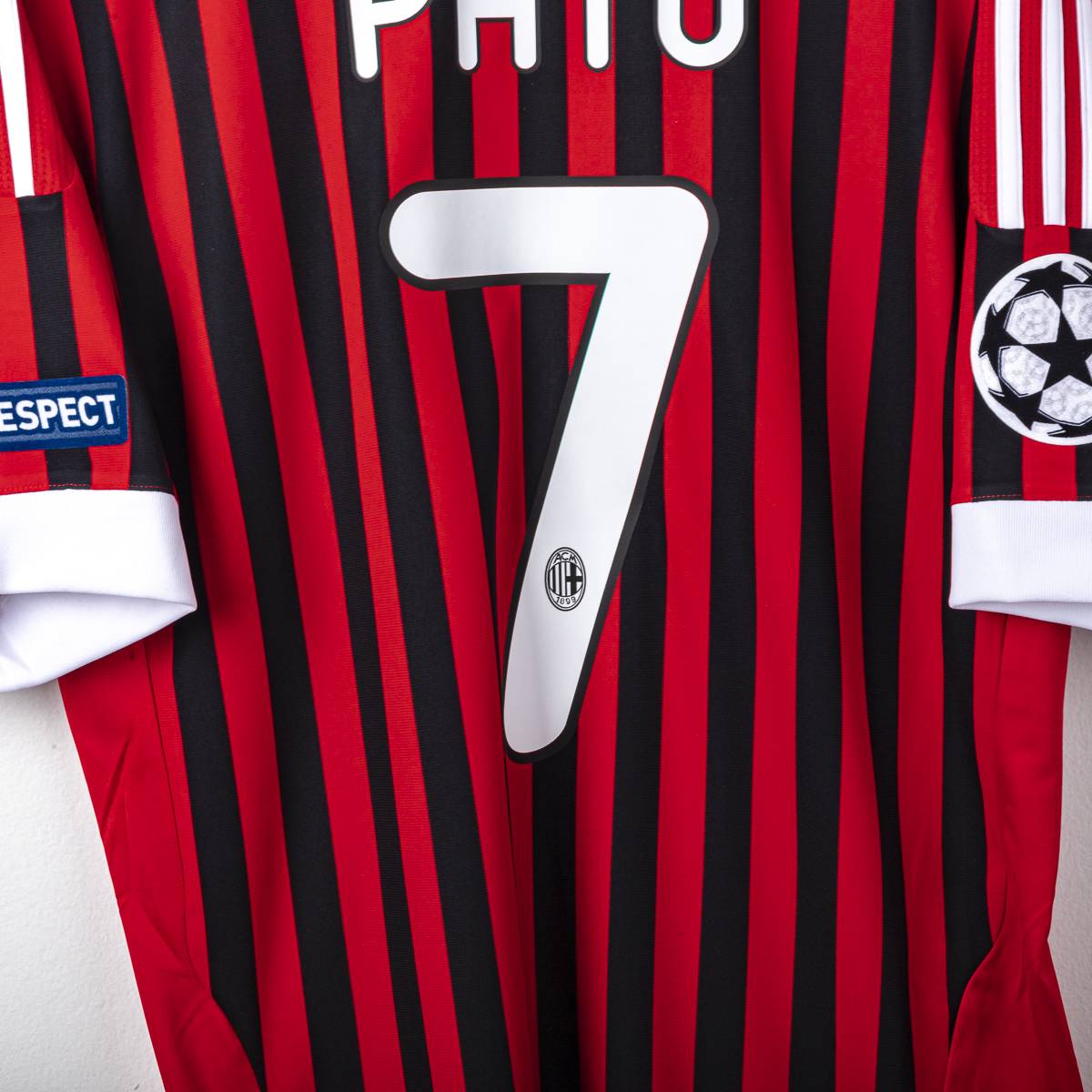 Maglia Home Milan Adidas Pato 7 Uefa 2011/2012